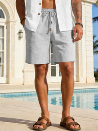Men's Ice-Cool Quick-Dry Shorts — Lightweight Casual Sports Cropped Pants