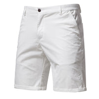 Men's Classic Cotton Chino Shorts - Casual Flat Front Summer Shorts - view 16