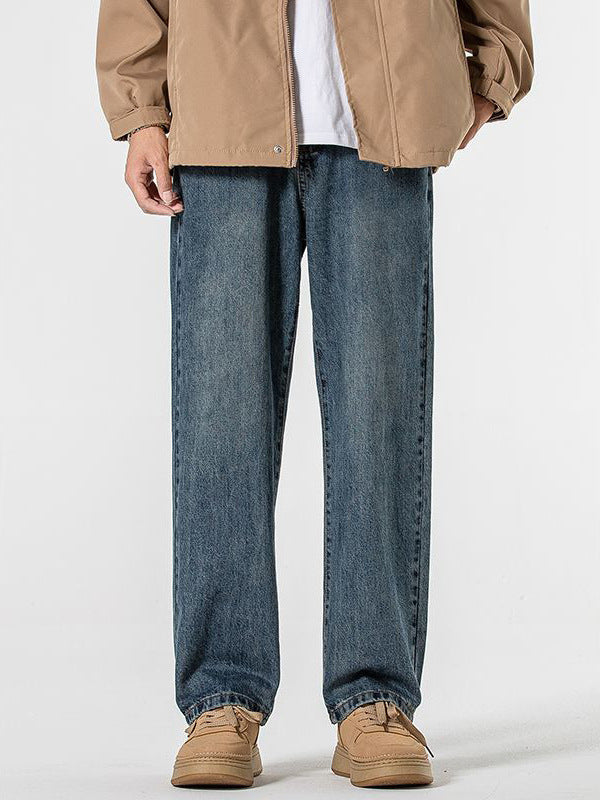 Men's Loose Wide Leg Harem Jeans