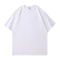 Men's Heavyweight Drop Shoulder T-Shirt - 260g Premium Cotton Crewneck Tee - side view