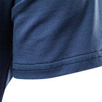 Men's Japanese Style Pocket T-Shirt - Cotton Short Sleeve Tee - side view