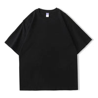 Men's Heavyweight Drop Shoulder T-Shirt - 260g Premium Cotton Crewneck Tee - detail