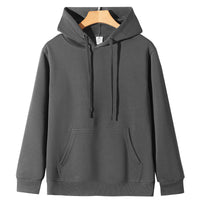 Men's Heavyweight Fleece Hoodie - 320g Cotton Pullover Sweatshirt - fabric detail