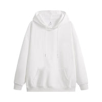 Men's Heavyweight Drop Shoulder Hoodie - Casual Cotton Pullover - back view