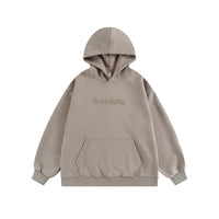 Men's Washed Graphic Hoodie - Heavyweight Fleece Pullover Sweatshirt - styled