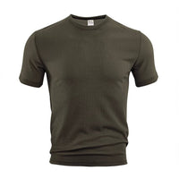 Men's Slim Fit Sports T-Shirt — Breathable Short Sleeve Running Top