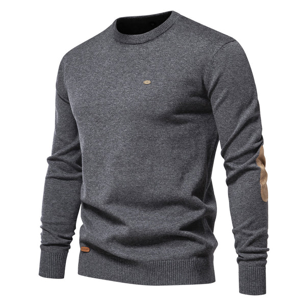 Men's Casual Crewneck Pullover Sweater - Knit Top