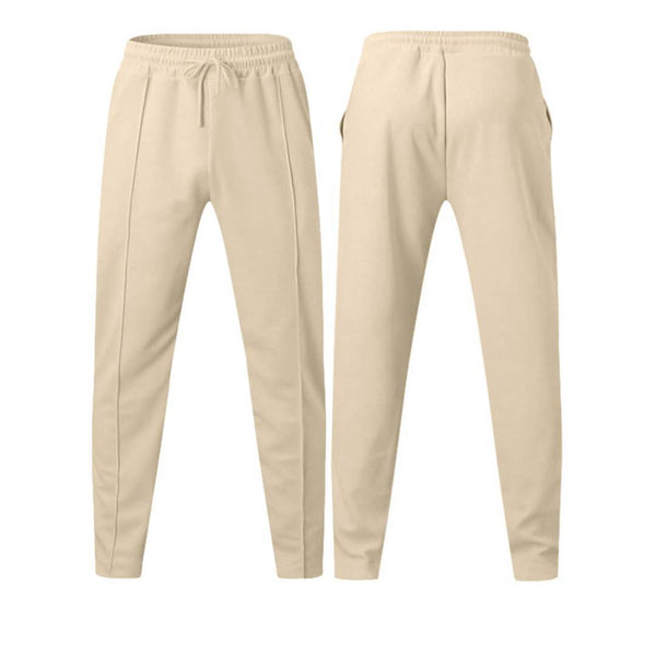 Men's Straight Cargo Sweatpants — Relaxed Fit Casual Jogger Trousers