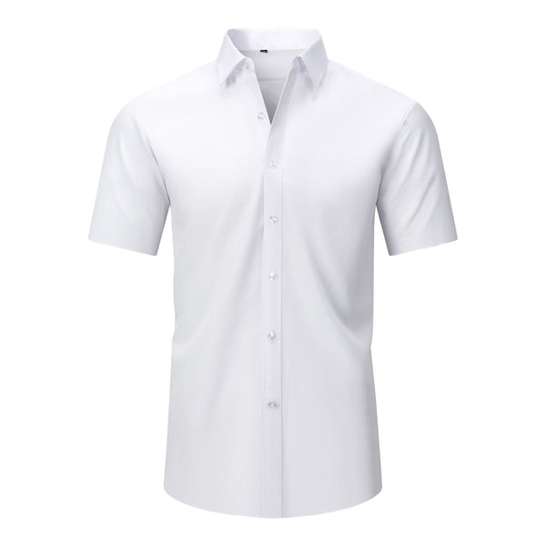 Men's Wrinkle-Free Stretch T-Shirt – Easy Care Short Sleeve