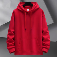 Men's Heavyweight Drop Shoulder Hoodie - Casual Cotton Pullover - view 12