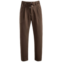 Men's Casual Dress Pants - Thick Straight Leg Trousers - styled