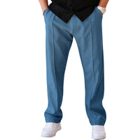 Men's Straight Cargo Sweatpants — Relaxed Fit Casual Jogger Trousers