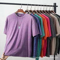 Men's Acid Wash Graphic T-Shirt - Distressed Retro Cotton Tee - view 14