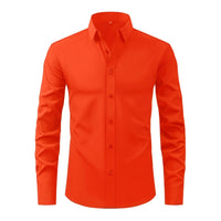 Men's Wrinkle-Free Stretch Dress Shirt - Easy Care Button Down - view 28