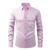 Men's Wrinkle-Free Stretch Dress Shirt - Easy Care Button Down - view 13