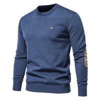 Men's Casual Crewneck Pullover Sweater - Knit Top - front view
