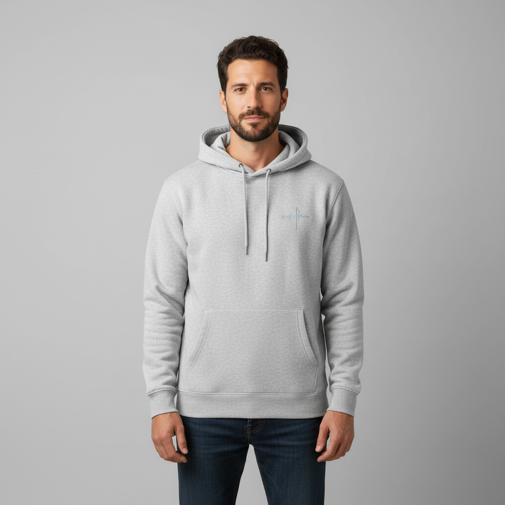 Men's Fleece-Lined Hoodie - Thick Graphic Pullover Sweatshirt