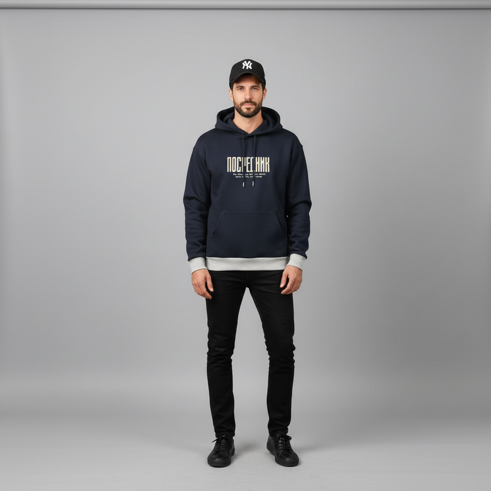Men's Straight Leg Stretch Jeans - Slim Casual Denim Pants