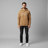 Men's Premium Suede Hoodie - Heavyweight Hooded Jacket