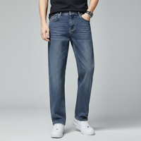 Men's Stretch Loose Straight Jeans - detail