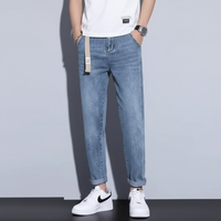 Men's Retro Casual Slim Straight Jeans - detail