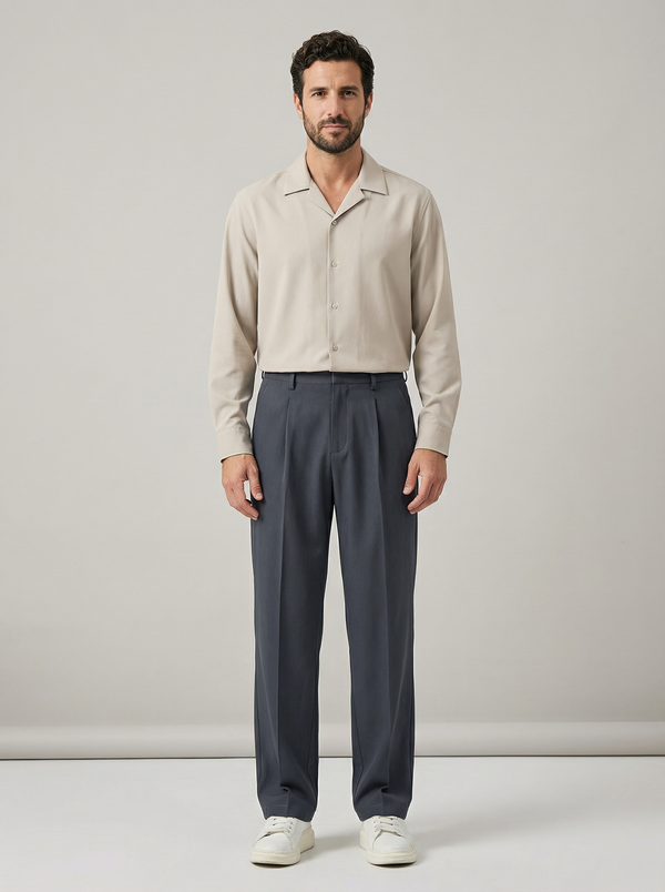Men's Ice Silk Wide Leg Pants - Lightweight Summer Trousers