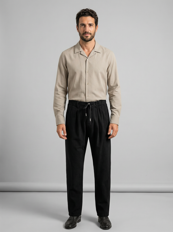 Men's Cotton Linen Casual Pants - Breathable Summer Trousers