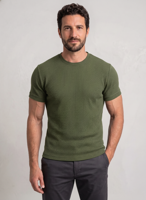 Men's Slim Fit Sports T-Shirt — Breathable Short Sleeve Running Top