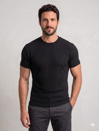 Men's Slim Fit Sports T-Shirt — Breathable Short Sleeve Running Top