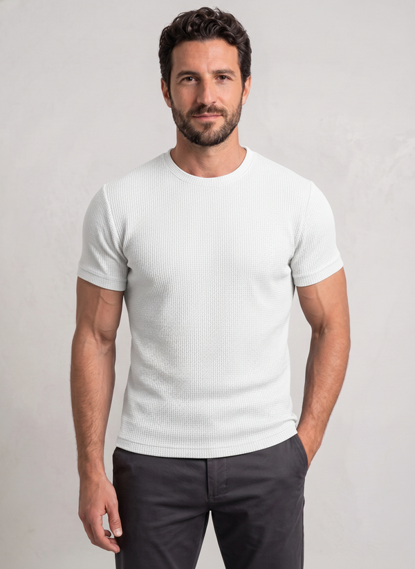 Men's Slim Fit Sports T-Shirt — Breathable Short Sleeve Running Top